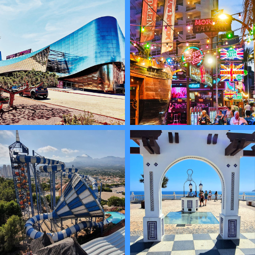 Activités à Benidorm : English Square, Aqualandia, Terra Mitica et Benidorm Palace