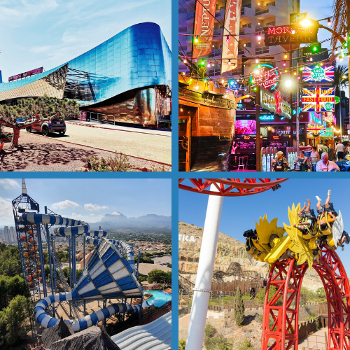 Activités à Benidorm : nature, English Square, Aqualandia, Terra Mitica