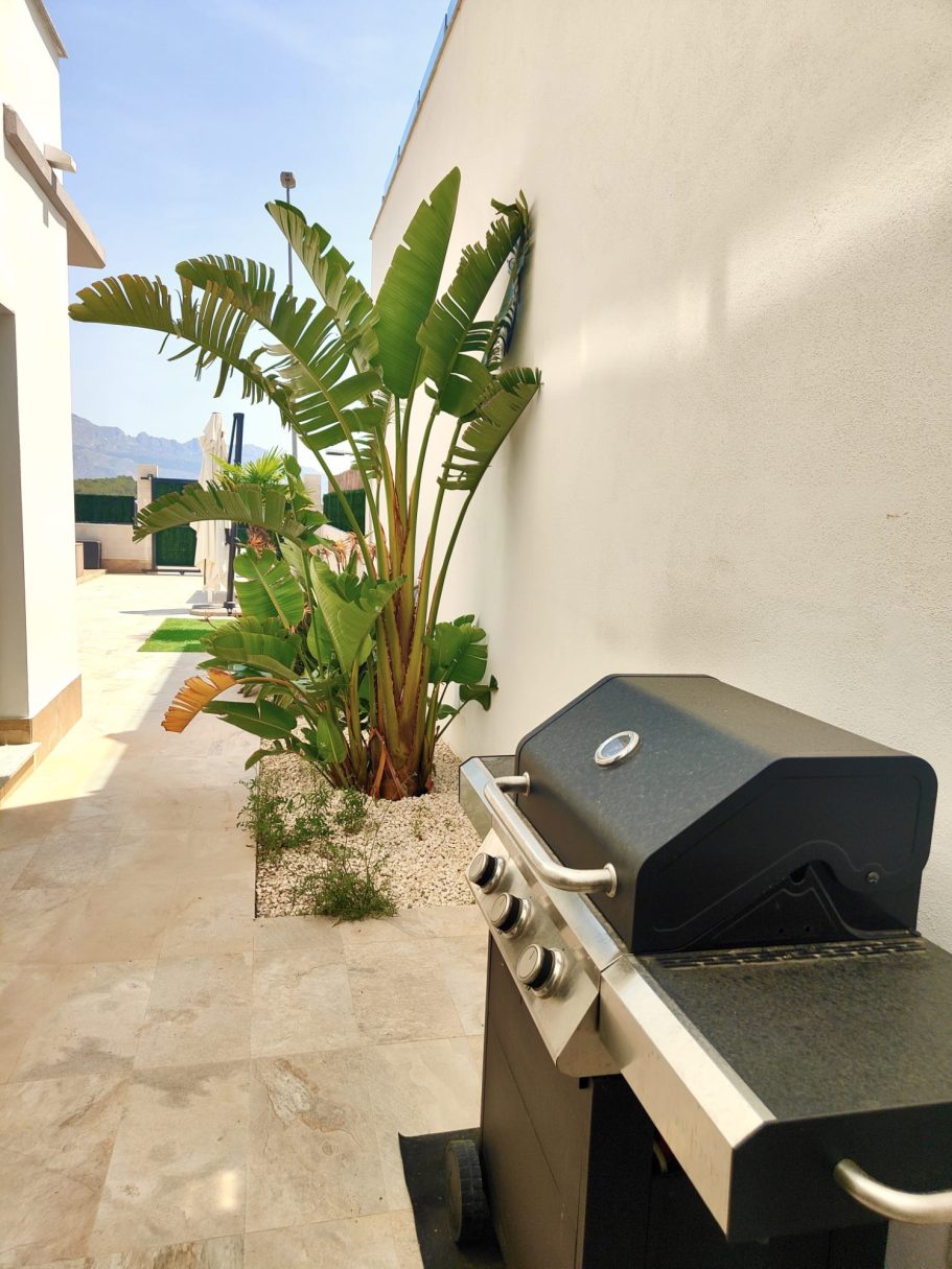Barbecue extérieur villa Don Benito Altos de Polop